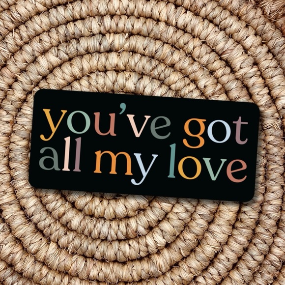 Noah Kahan waterproof sticker / You’ve got all my love / vinyl laptop sticker - Picture 1 of 1